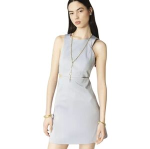 NWT ba&sh Jolia Mini Dress Babydoll Coquette Large Fairy Cotton Y2K Pastel Blue